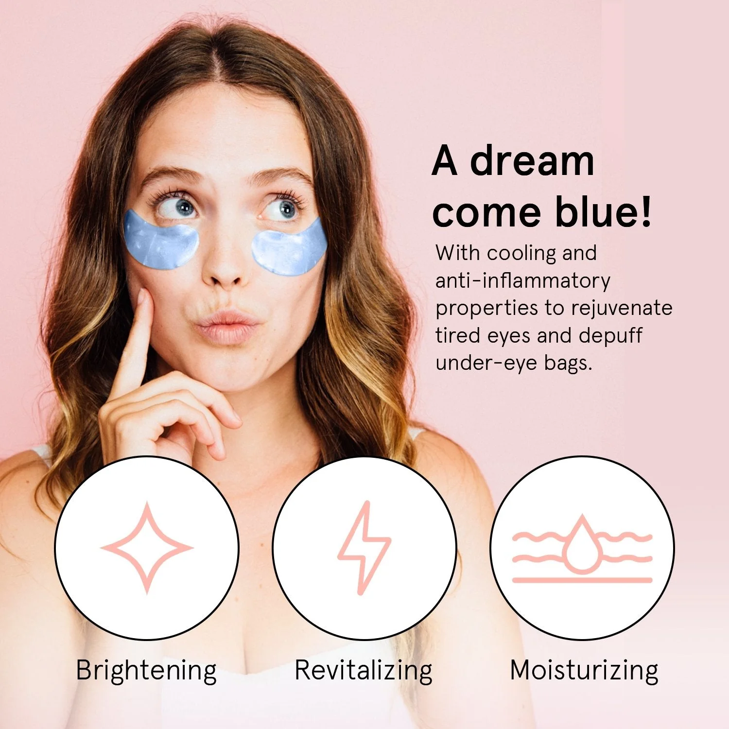 blue eye masks (6 pairs) - Image 3