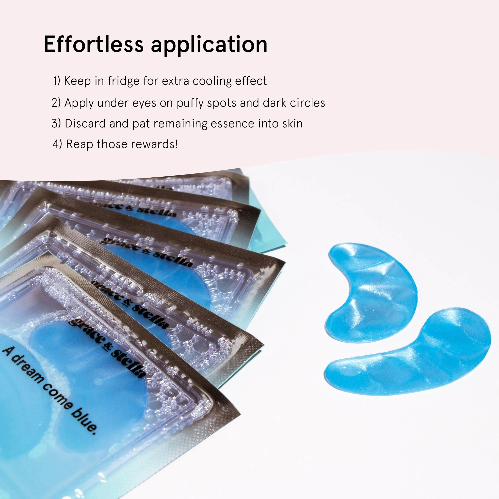blue eye masks (6 pairs) - Image 7