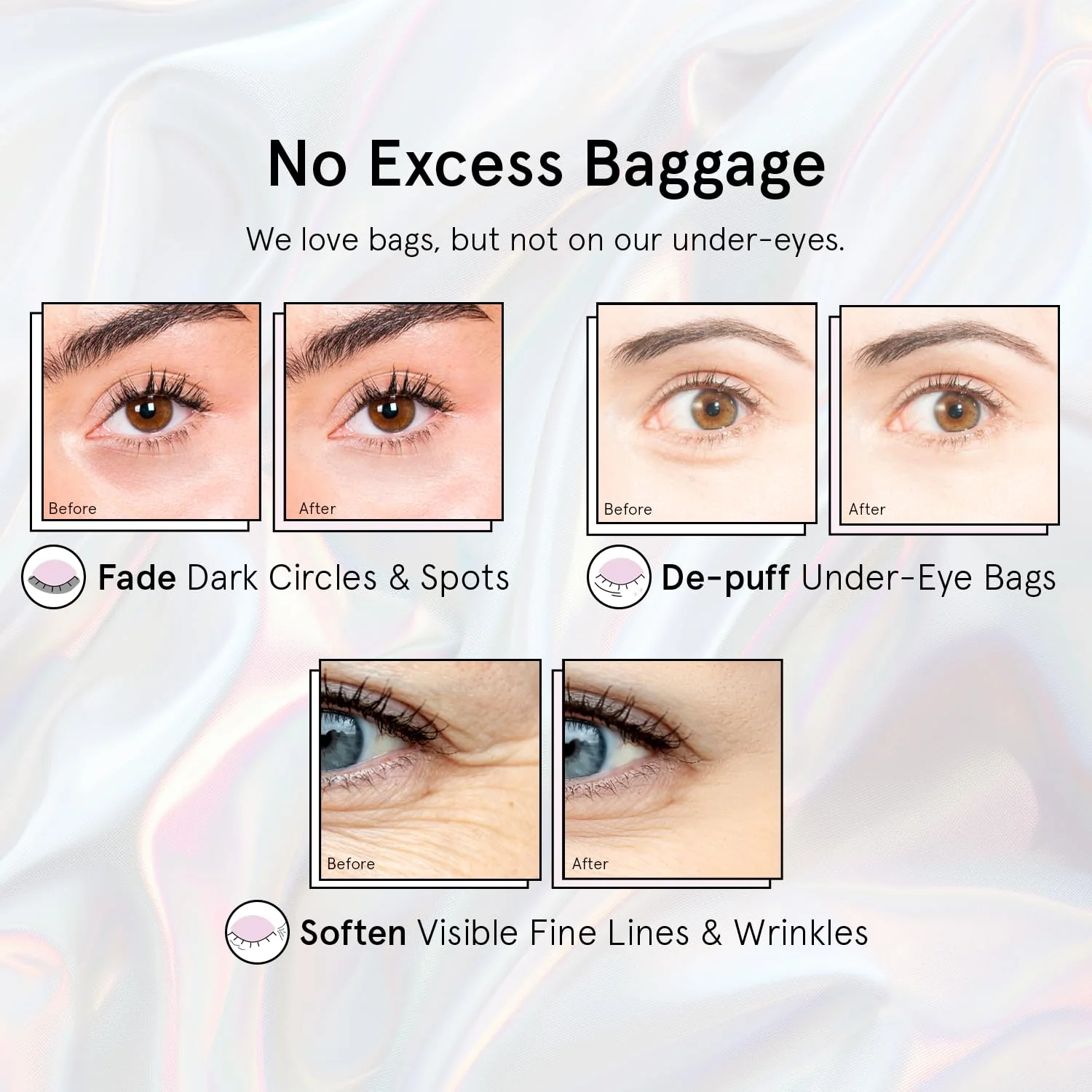 Firming white eye masks - 24 Pairs - Image 3