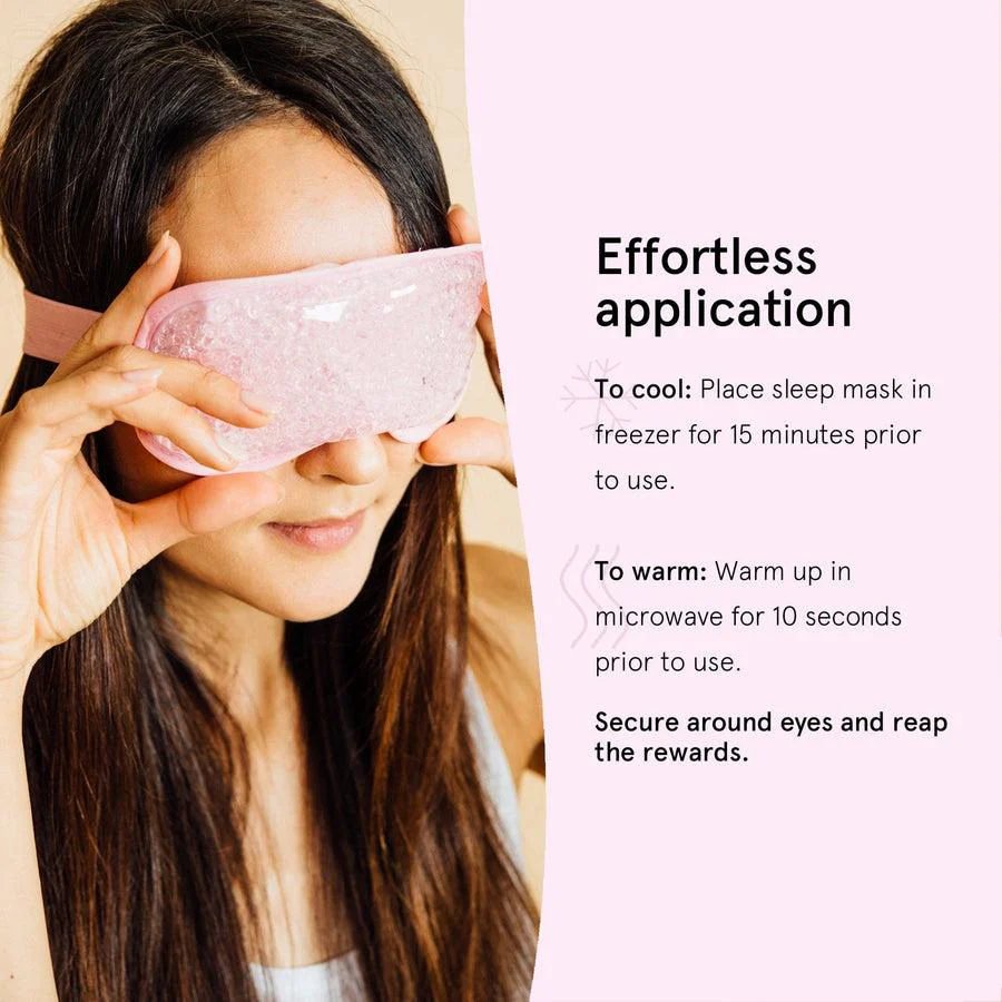 hot + cool gel bead sleep eye mask - Image 7
