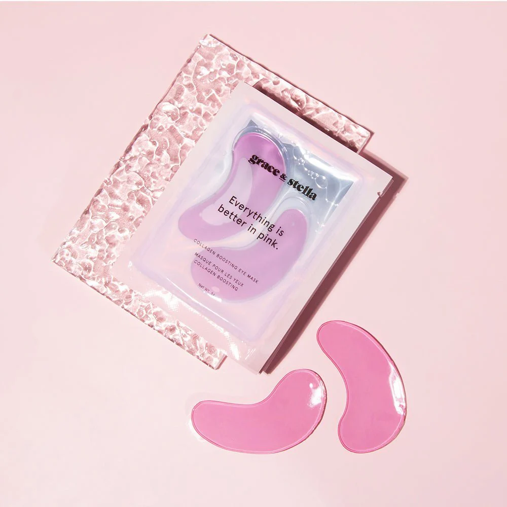 pink eye masks (6 pairs) - Image 2