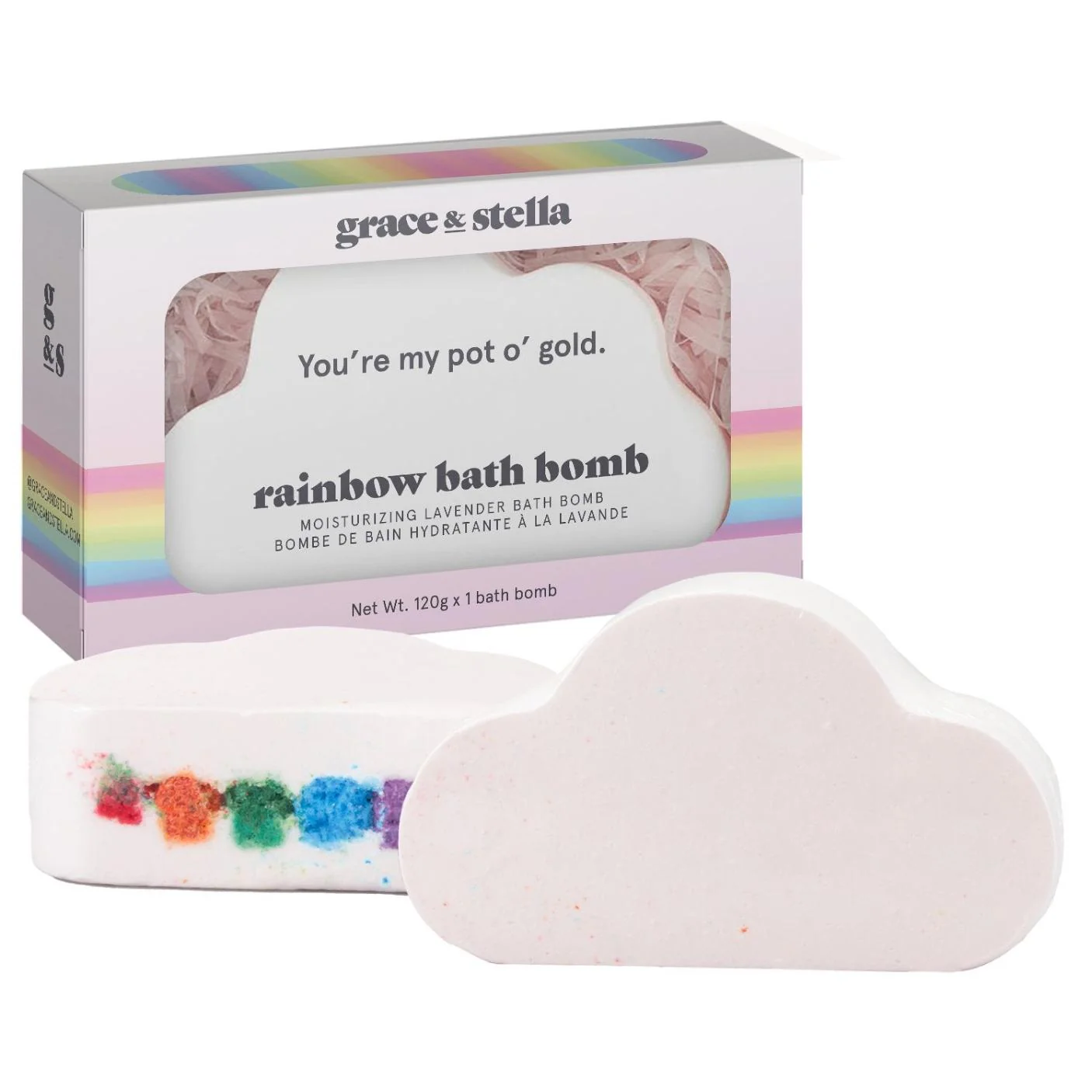 rainbow bath bombs