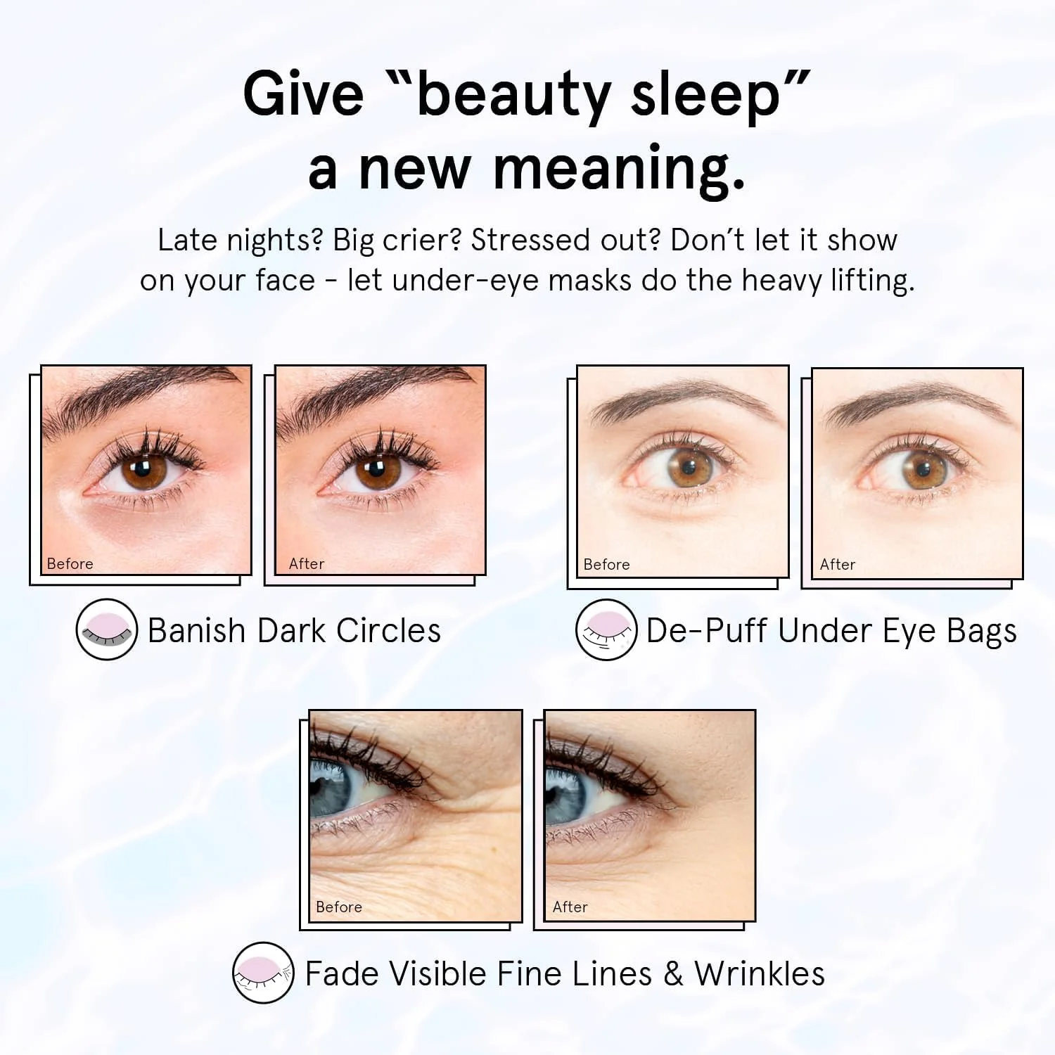Restoring Purple eye masks - 24 Pairs - Image 3