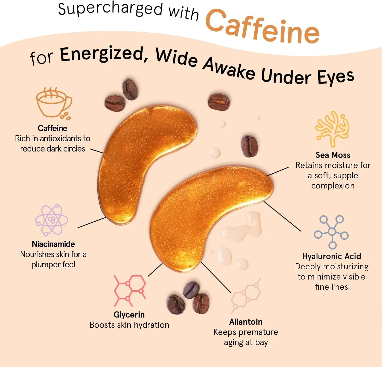 Revitalizing bronze eye masks - 6 Pairs - Image 2