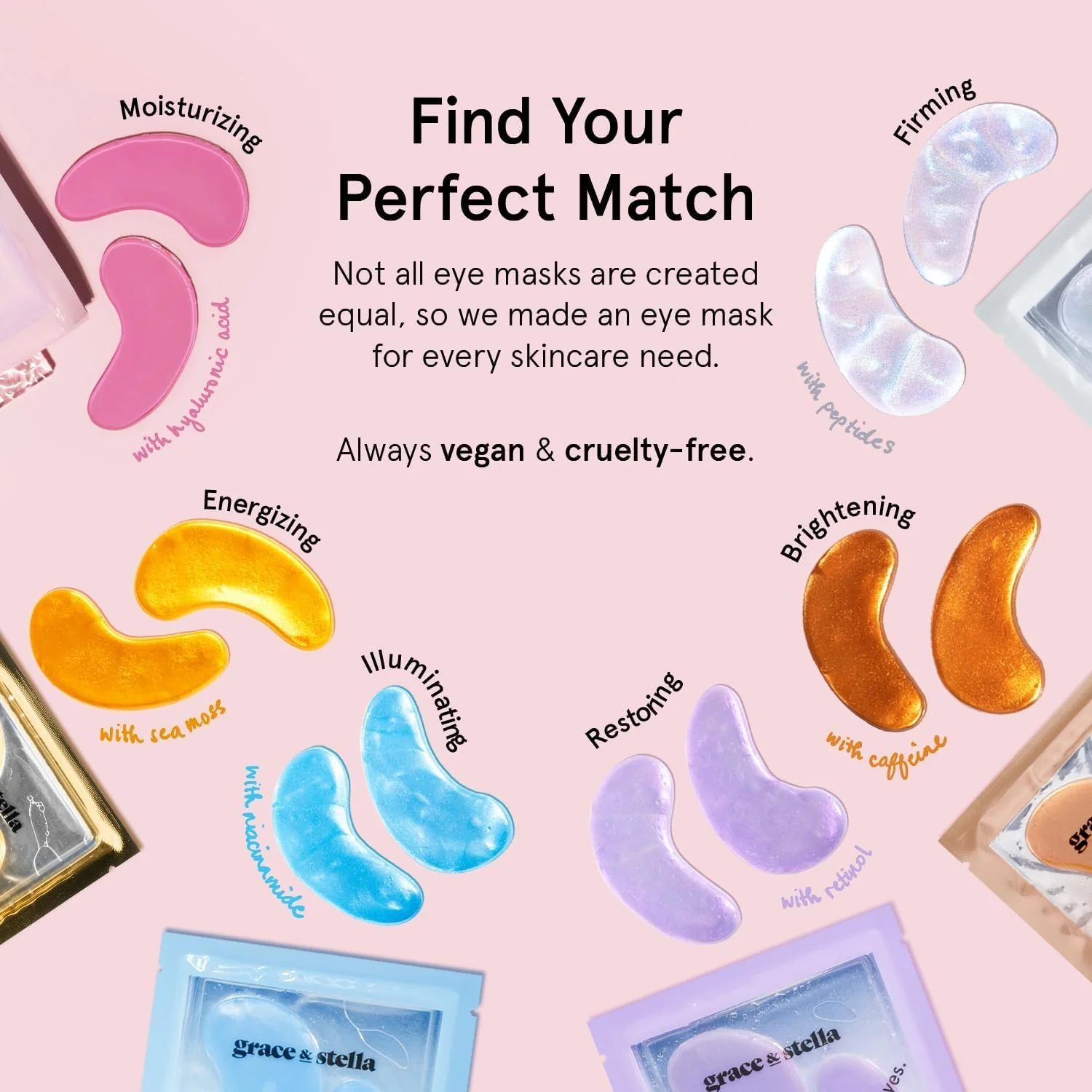 Revitalizing bronze eye masks - 6 Pairs - Image 5