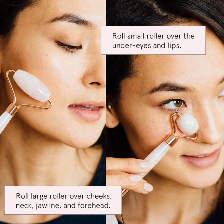rose quartz roller - Image 5