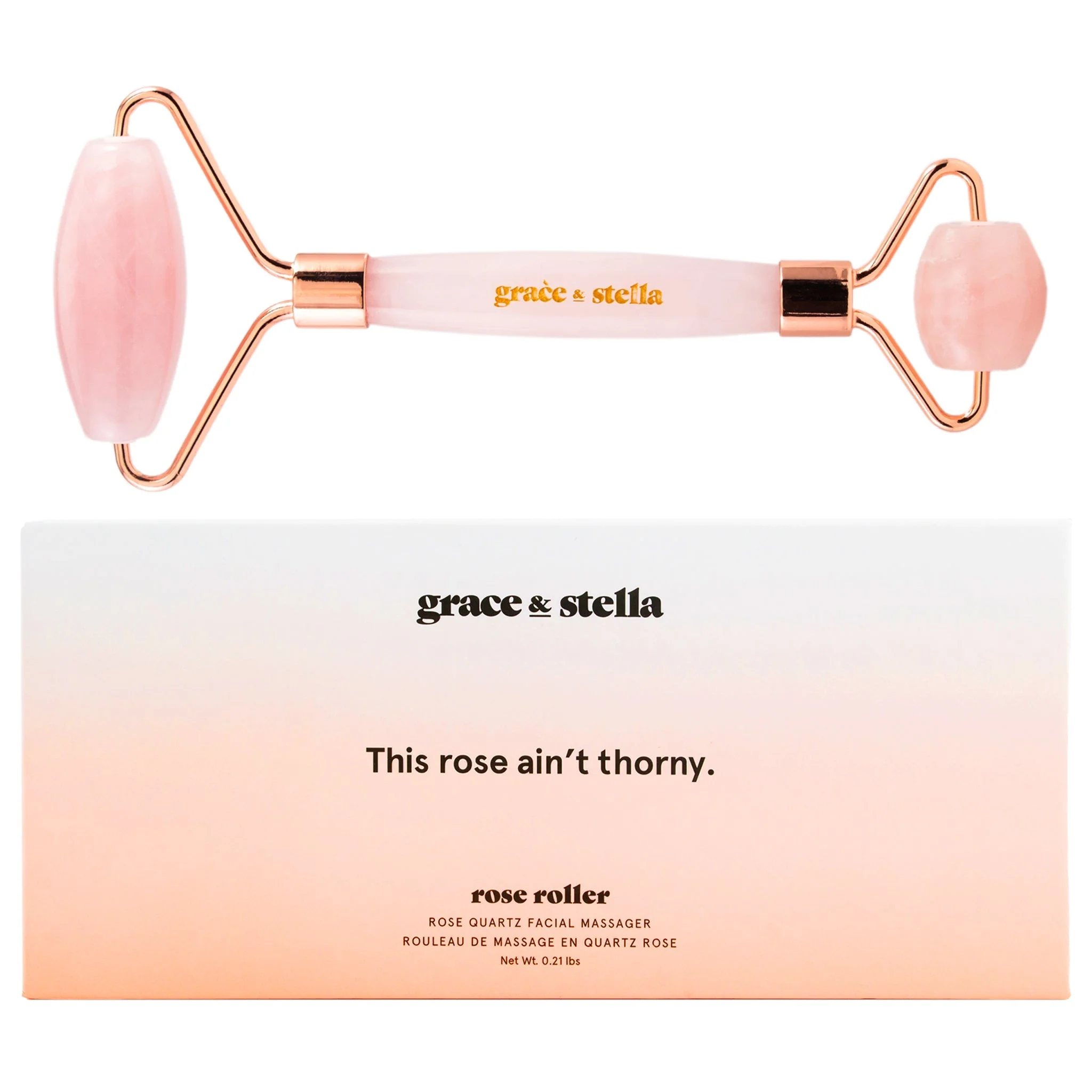 rose quartz roller - Image 6