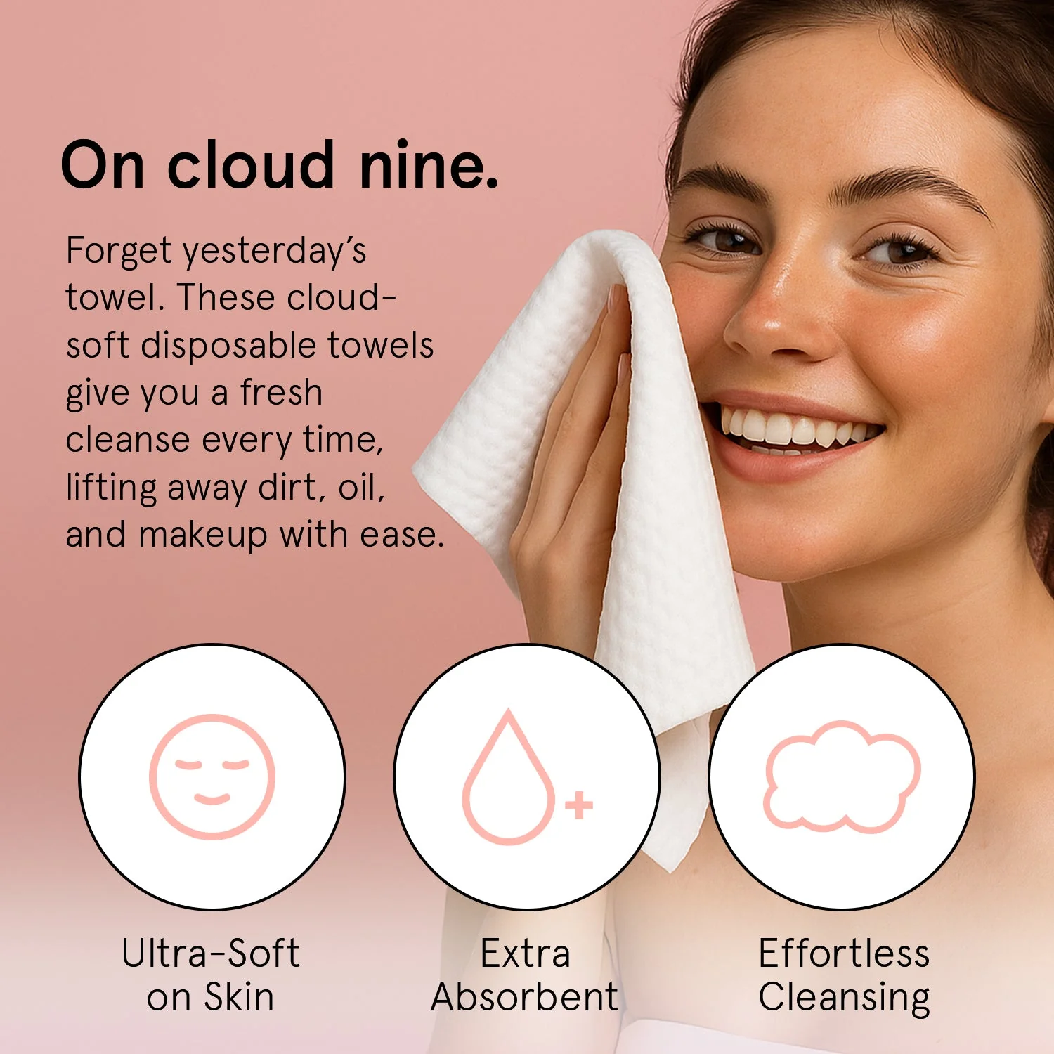 ultra-soft disposable face towels - Image 2